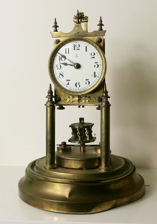 Brass German Gustav Becker Clock