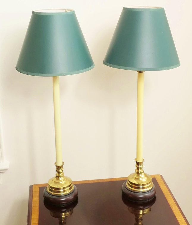 Pair of Banquet Lamps