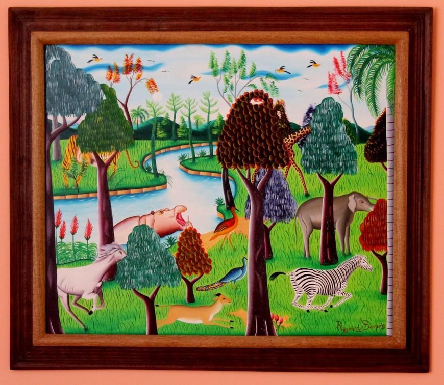 Acrylic on Board by Raymond Surpris