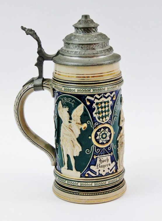 Antique German Beer Stein
