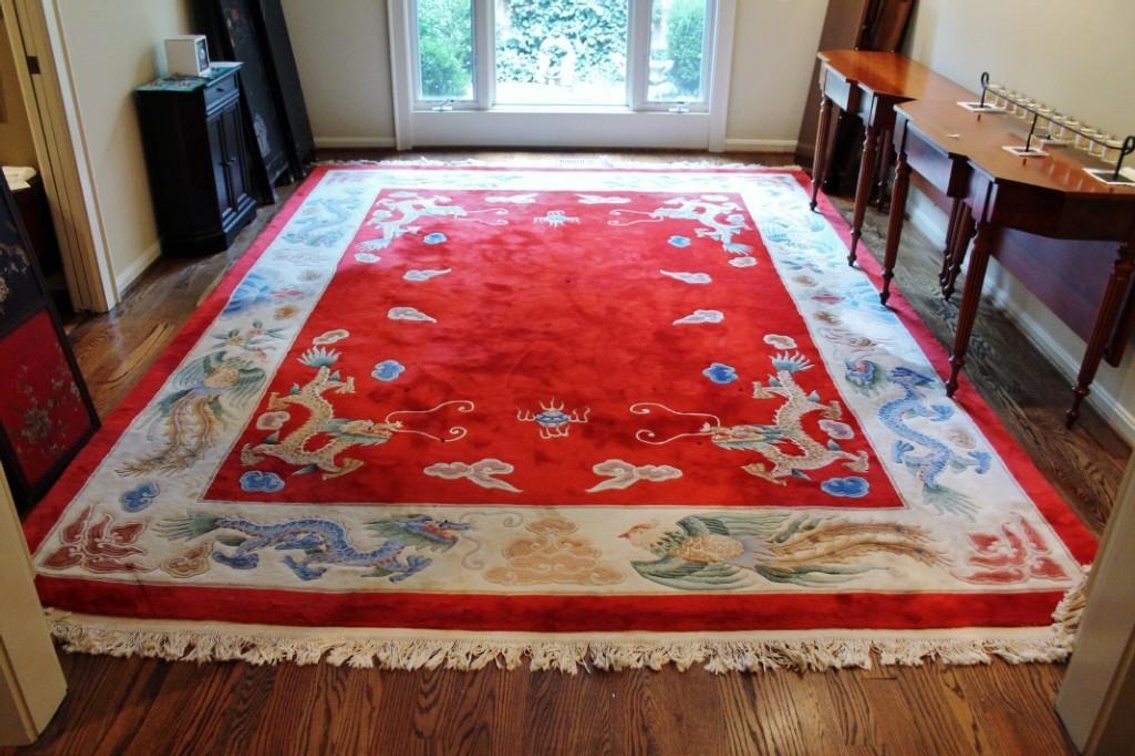 Chinese Handwoven Wool Rug