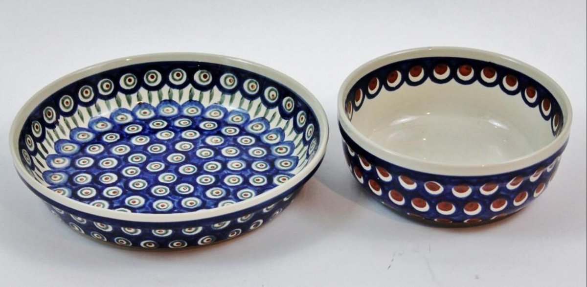 Polish-Made Stoneware Bowls