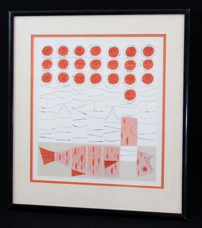 Edie Harper Serigraph “Feeding the 5 Thousand”