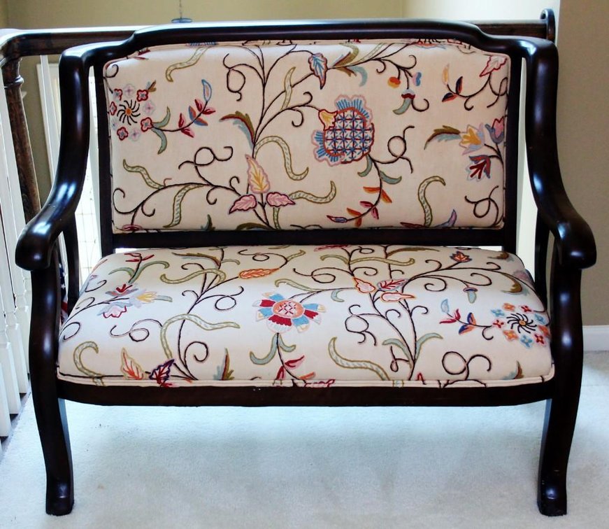 Antique Empire Settee