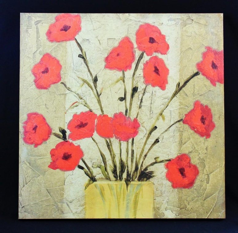 Giclee Poppy on Canvas