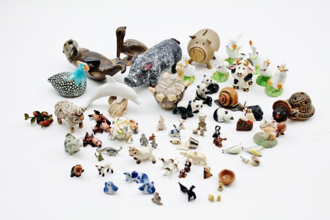 Ceramic and Stone Animal Miniatures
