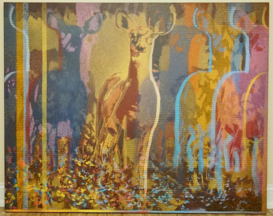 Acrylic on Canvas by Harrison Burns