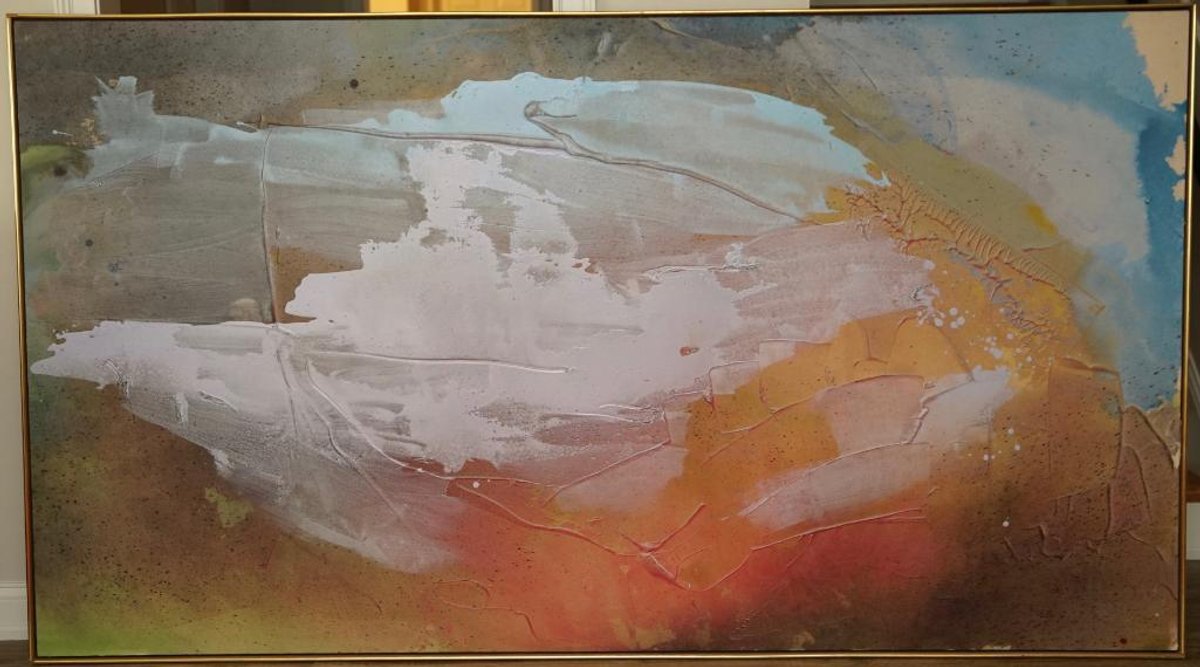 Very Large Acrylic on Canvas by Darryl Hughto