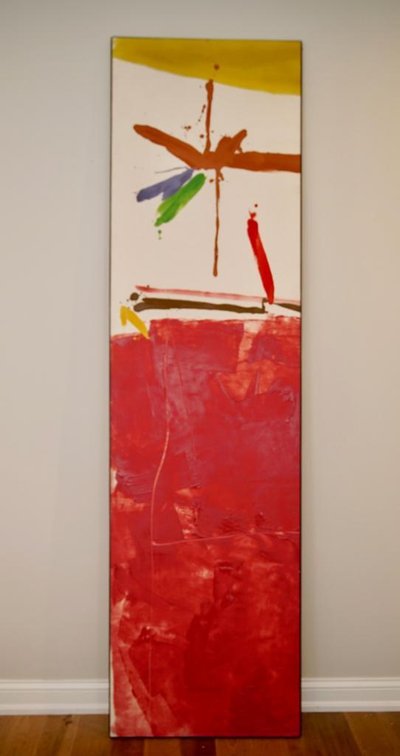 Large Acrylic on Canvas by Kikuo Saito