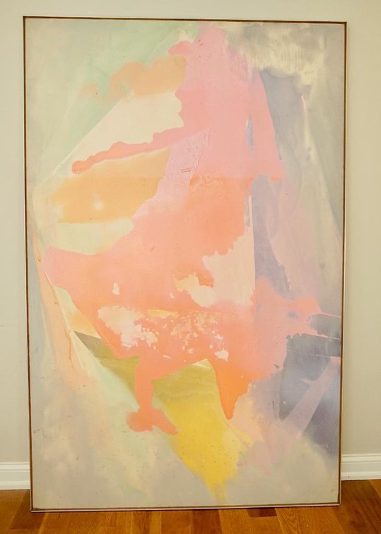 Large Acrylic on Canvas by Darryl Hughto