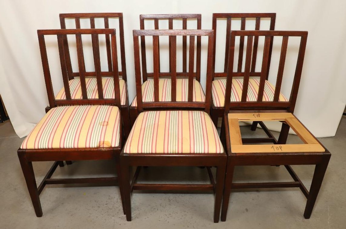 6 Oak Dining Chairs