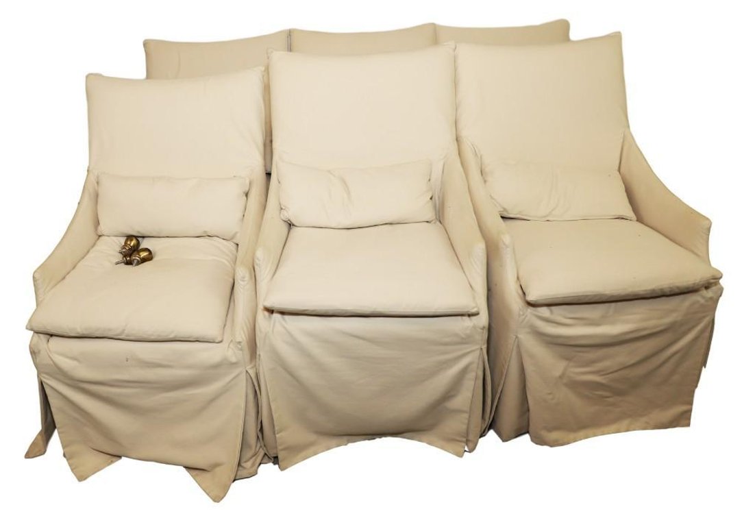 High Back Slip Cover Dining Chairs