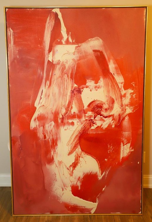 Large Acrylic on Canvas by Darryl Hughto