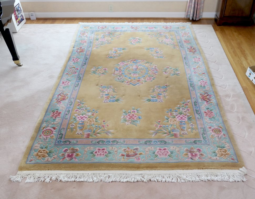 Wool Hand-Woven Chinese Rug