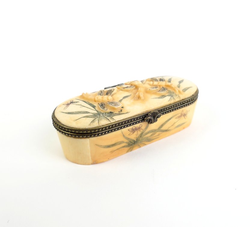 Asian Dragonfly Trinket Box