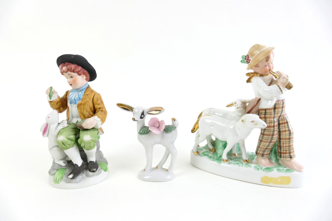 Three Porcelain Figurines
