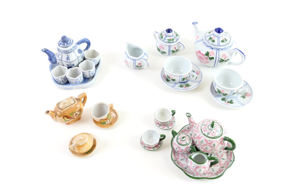 Four Children's Tea Sets