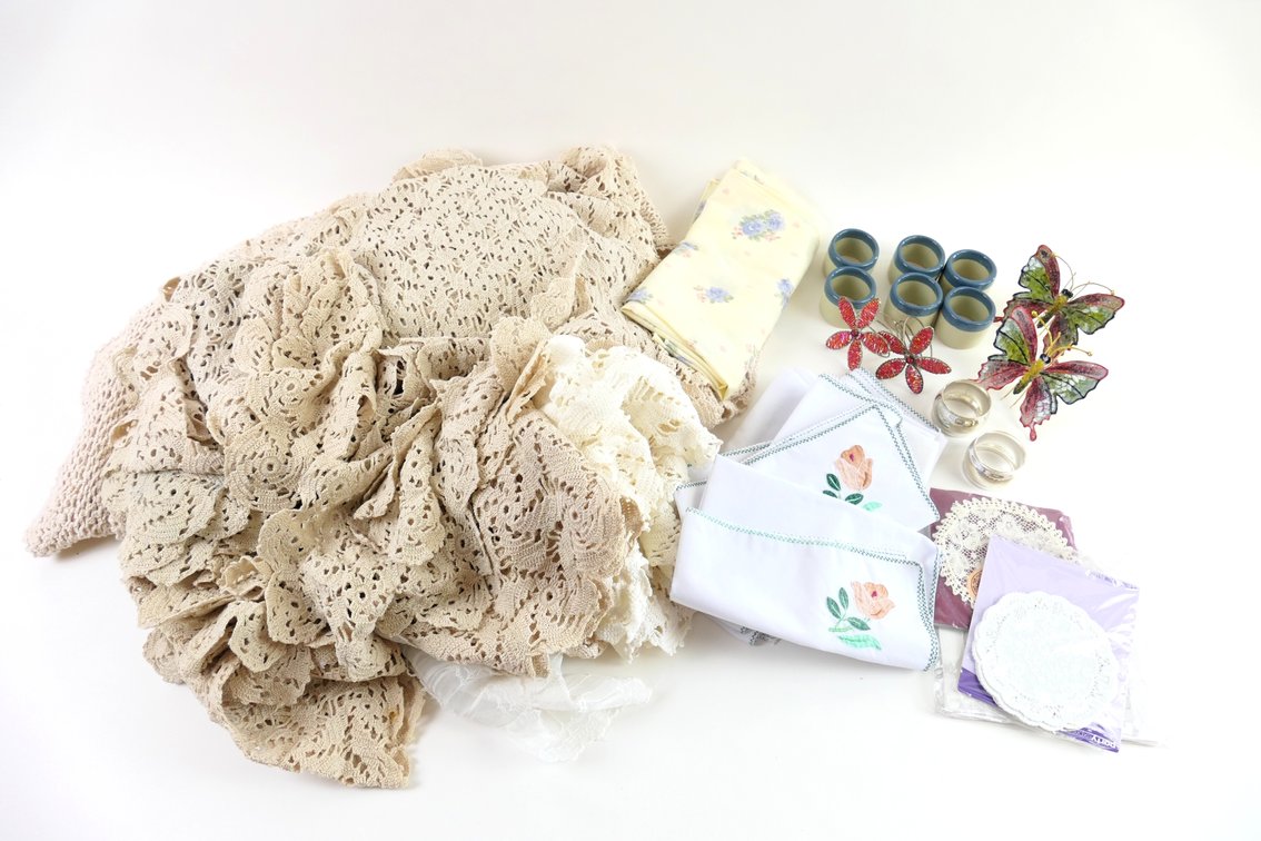 Doilies, Napkins and Napkin Rings