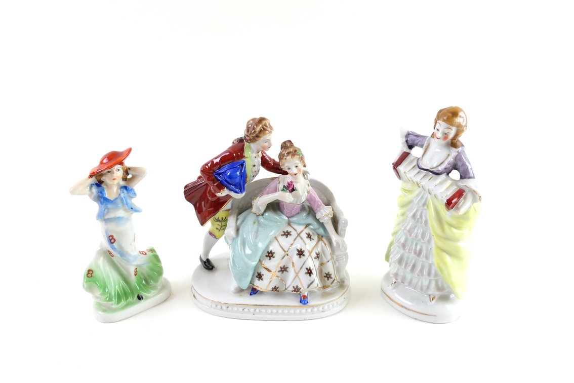 Three Porcelain Figurines
