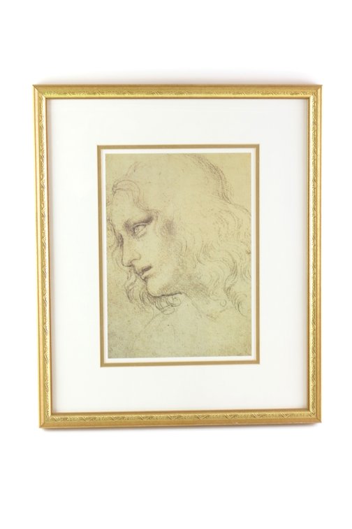 Framed St. Philip Leonardo Da Vinci Print