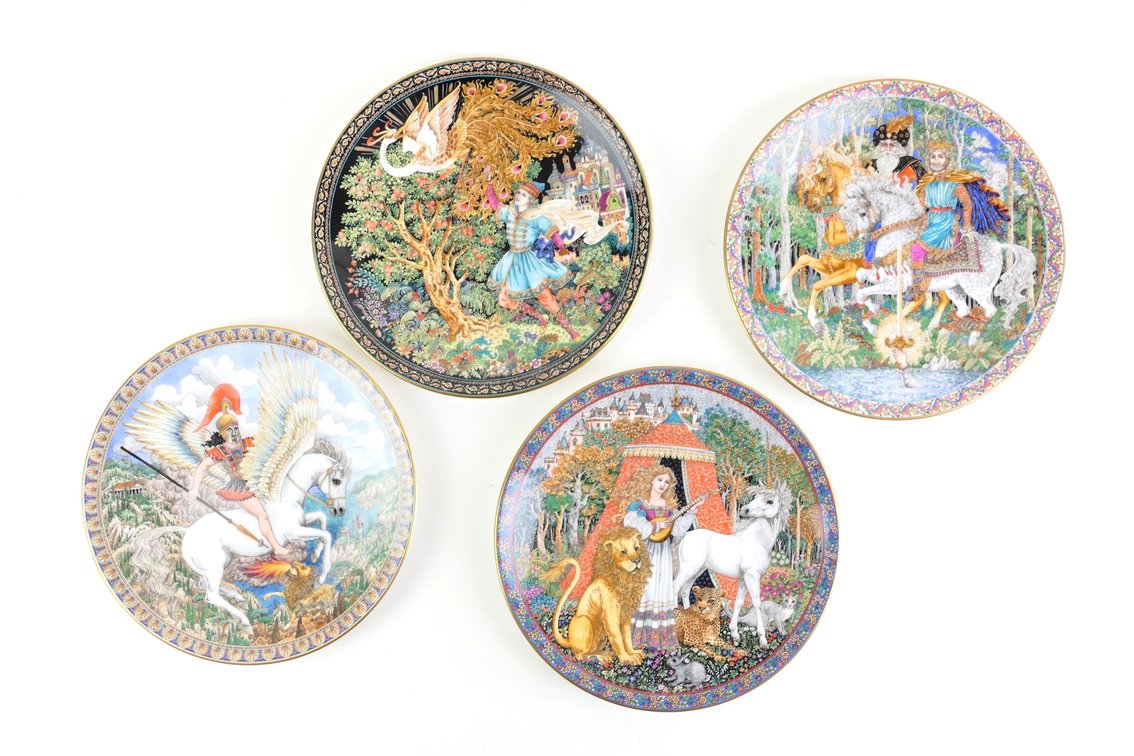 Four Myths and Legends Plates
