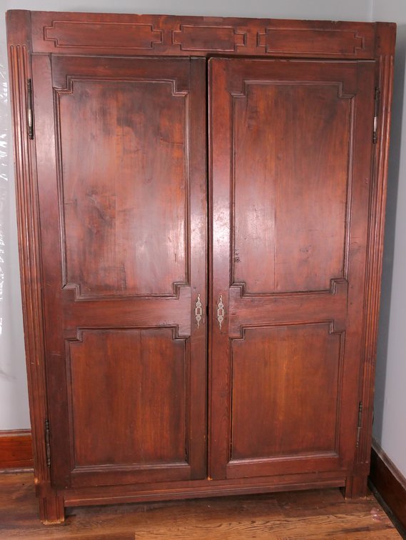 Circa 1850 French Chestnut Cupboard