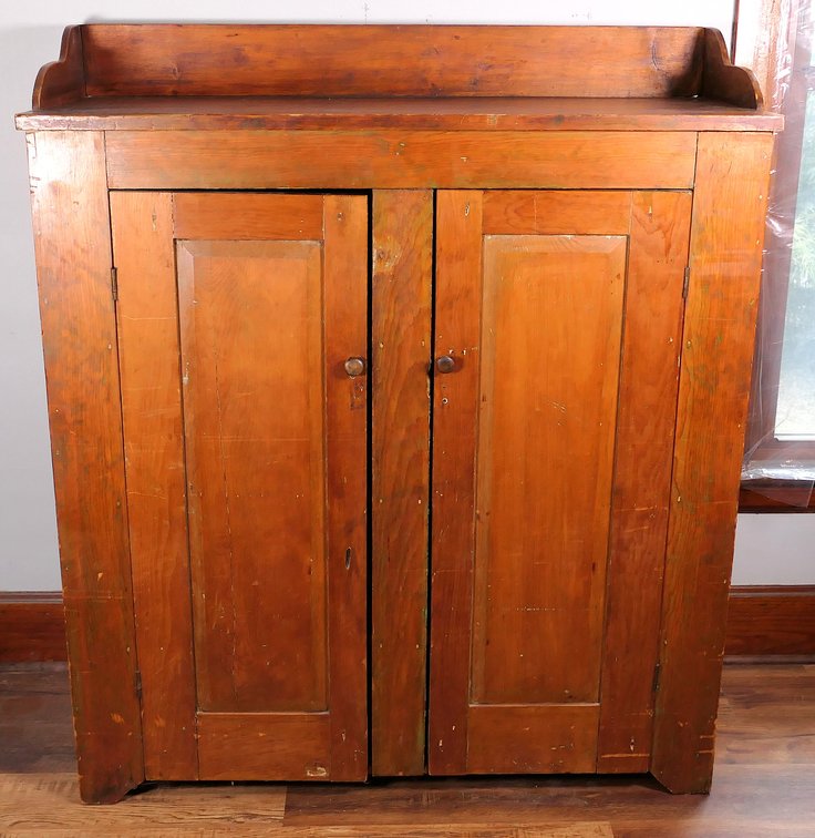 Primitive Pine Jelly Cupboard