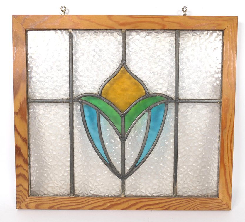 Tulip Stained Glass Panel