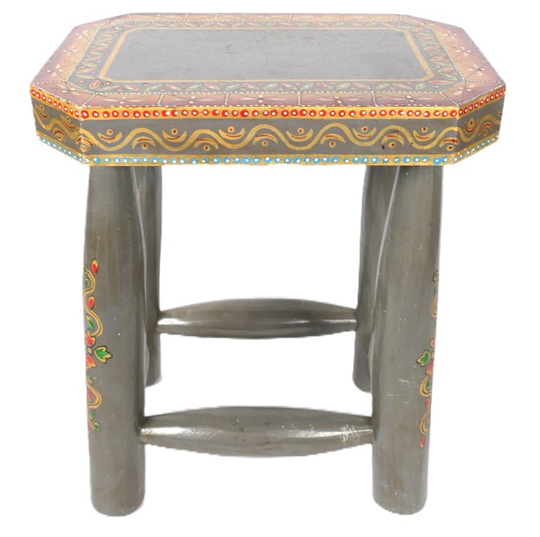 Pennsylvania Dutch Painted Stool