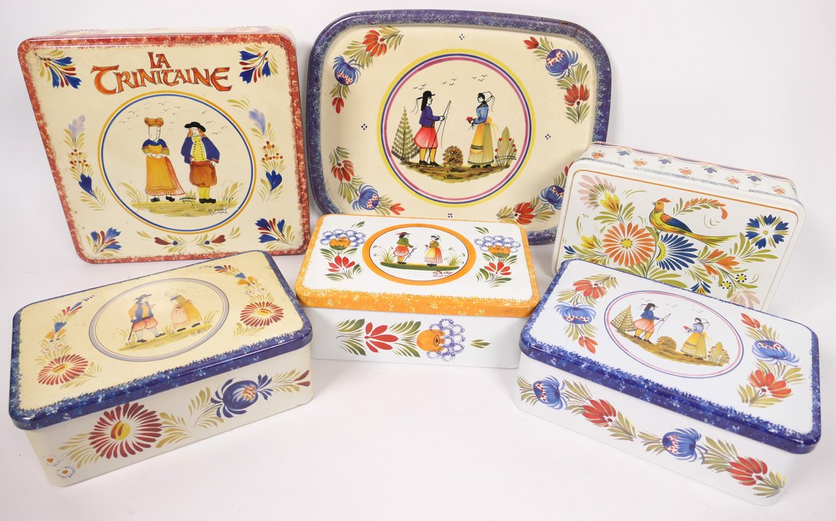 Henriot Quimper Biscuit Tins