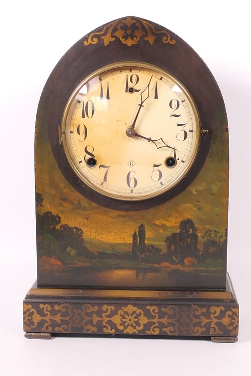 Circa 1920 Gilbert Beehive Shelf Clock