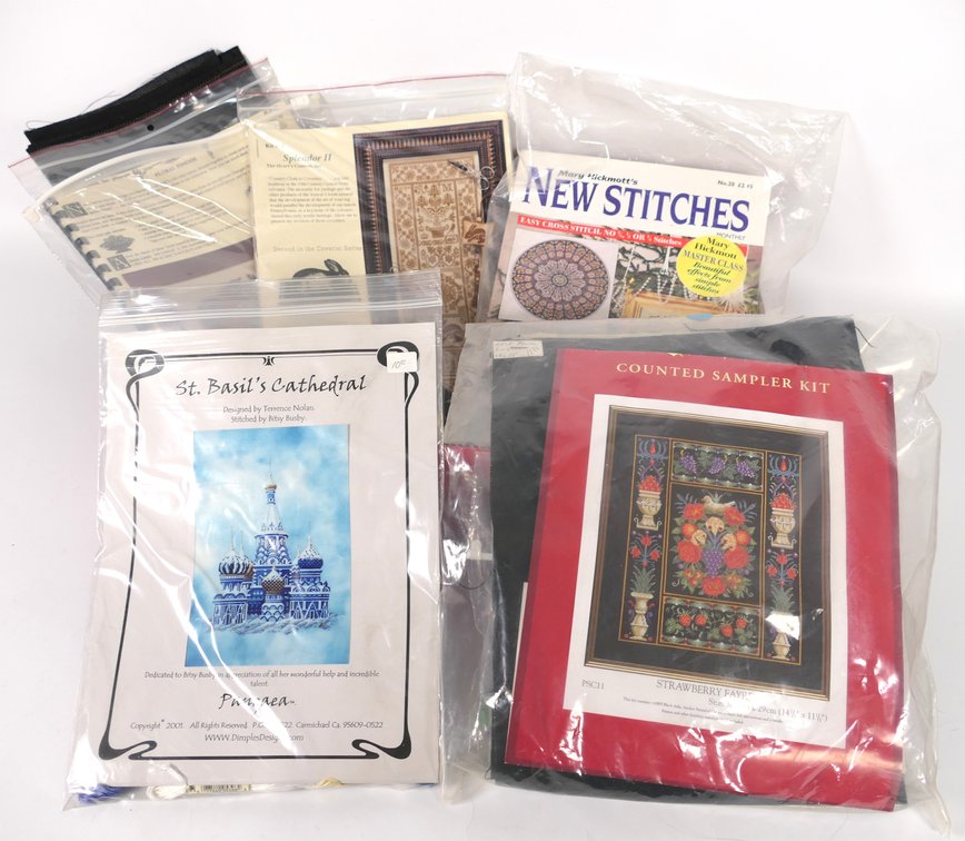 Five Elaborate Cross Stitch Kits