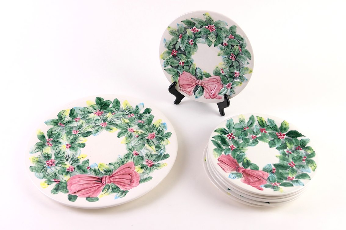 Wreath Plate Set