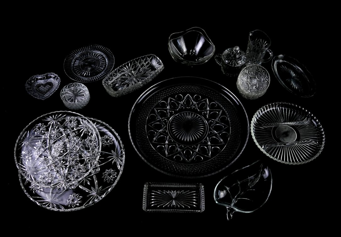 Clear Glass Serving Items