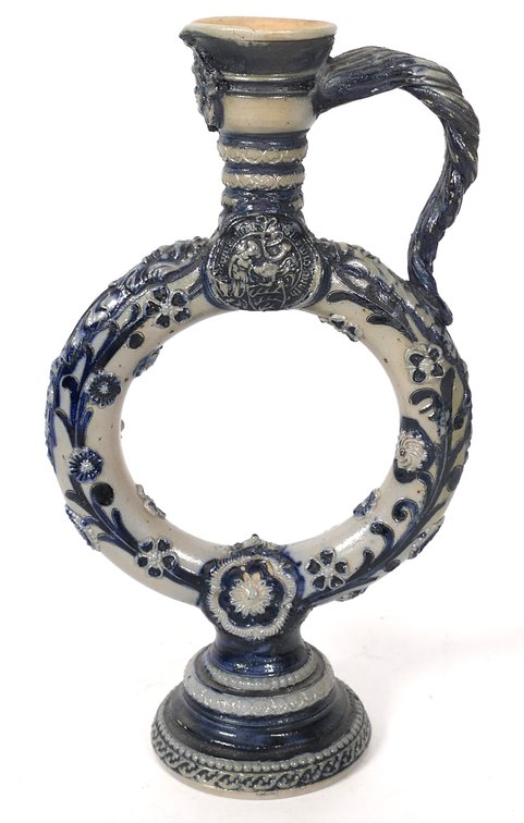 Antique Westerwald Salt Glaze Ewer