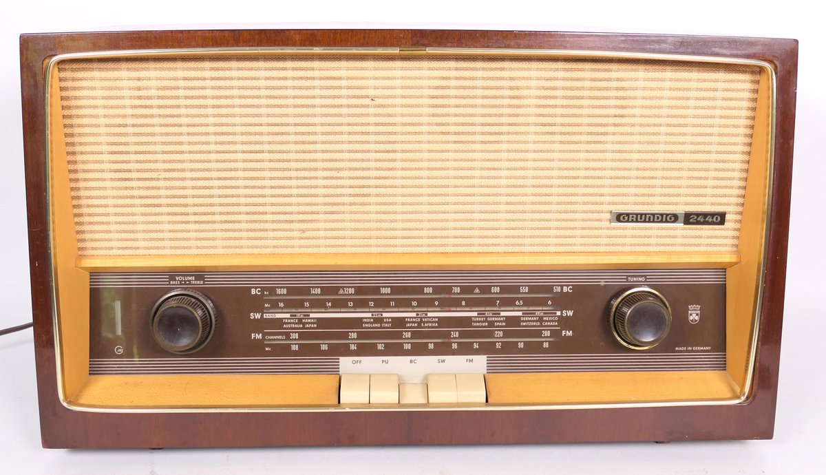 German Grundig Tube Radio