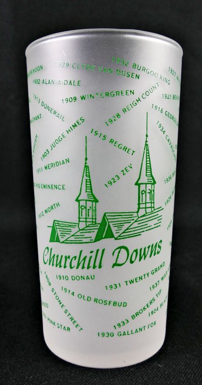 1954 Kentucky Derby Glass