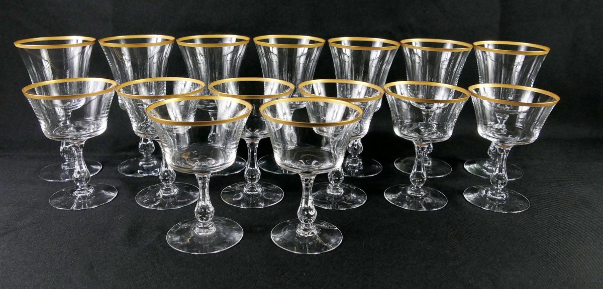 Vintage Fostoria Crystal Coupes