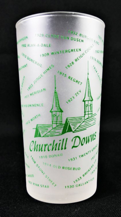 1954 Kentucky Derby Glass