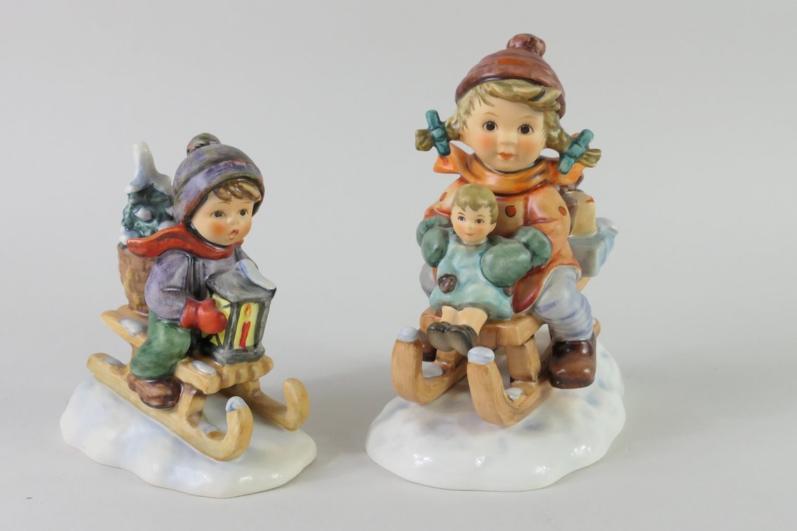 Two Christmas Figurines by Goebel