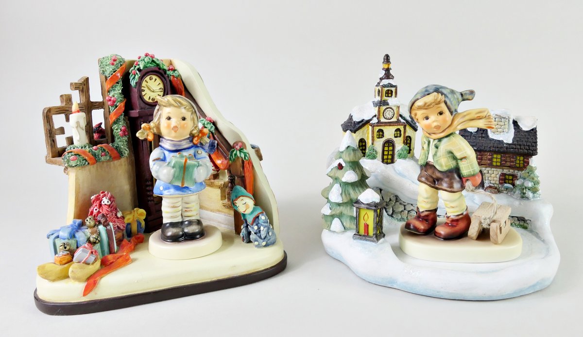 Four Holiday Figurines by Goebel