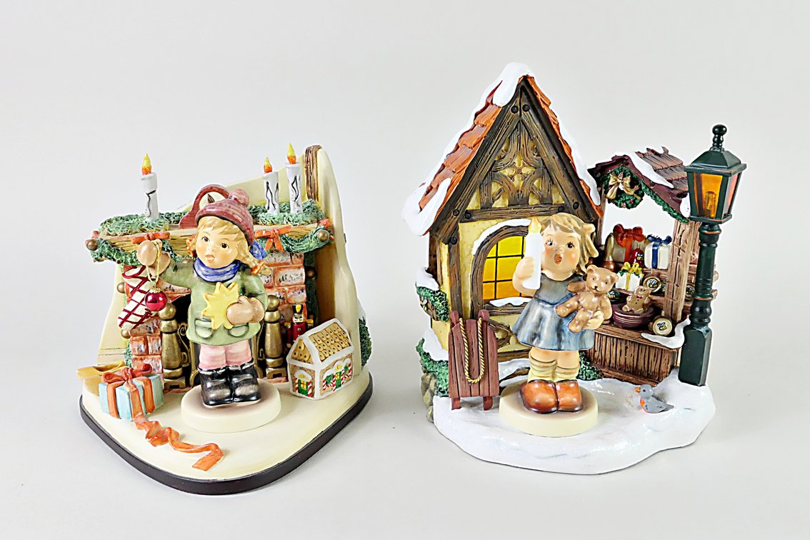 Two Christmas Displays by Goebel