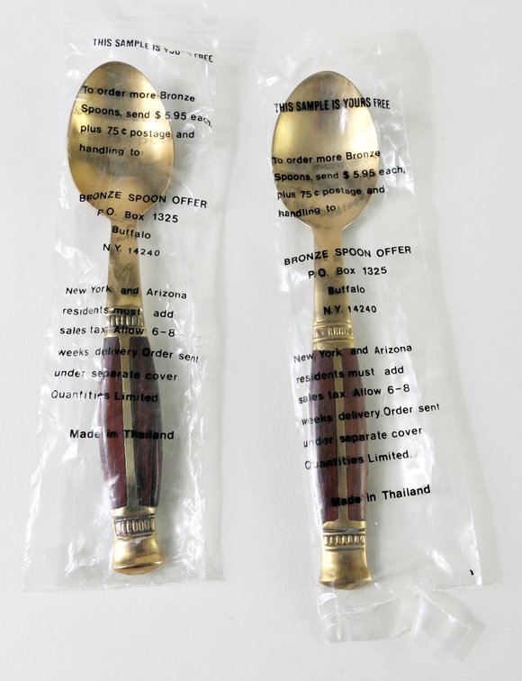 Two Jean-Claude Sample Spoons