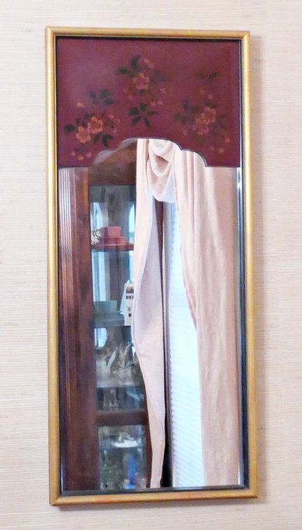 Wall Hanging Floral Mirror