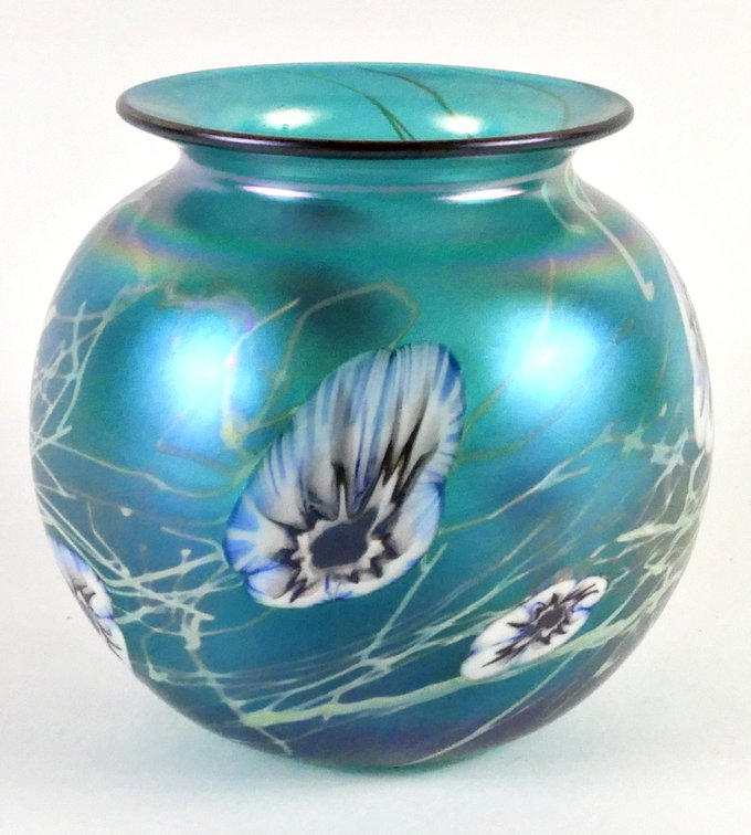 Art Glass Vase by Herb A. Thomas