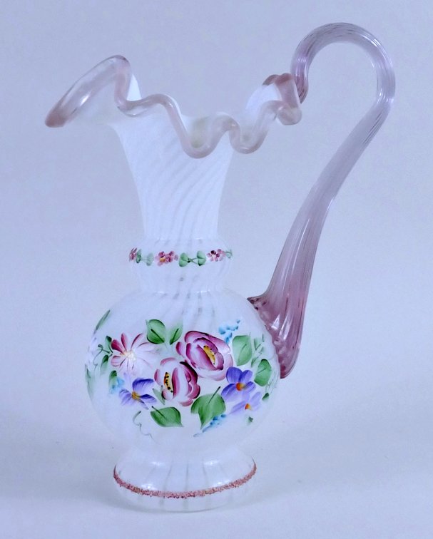 Art Glass Pitcher by Fenton