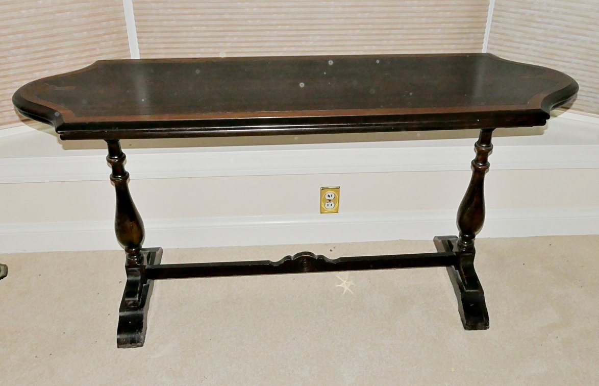 Mahogany Finish Sofa Table