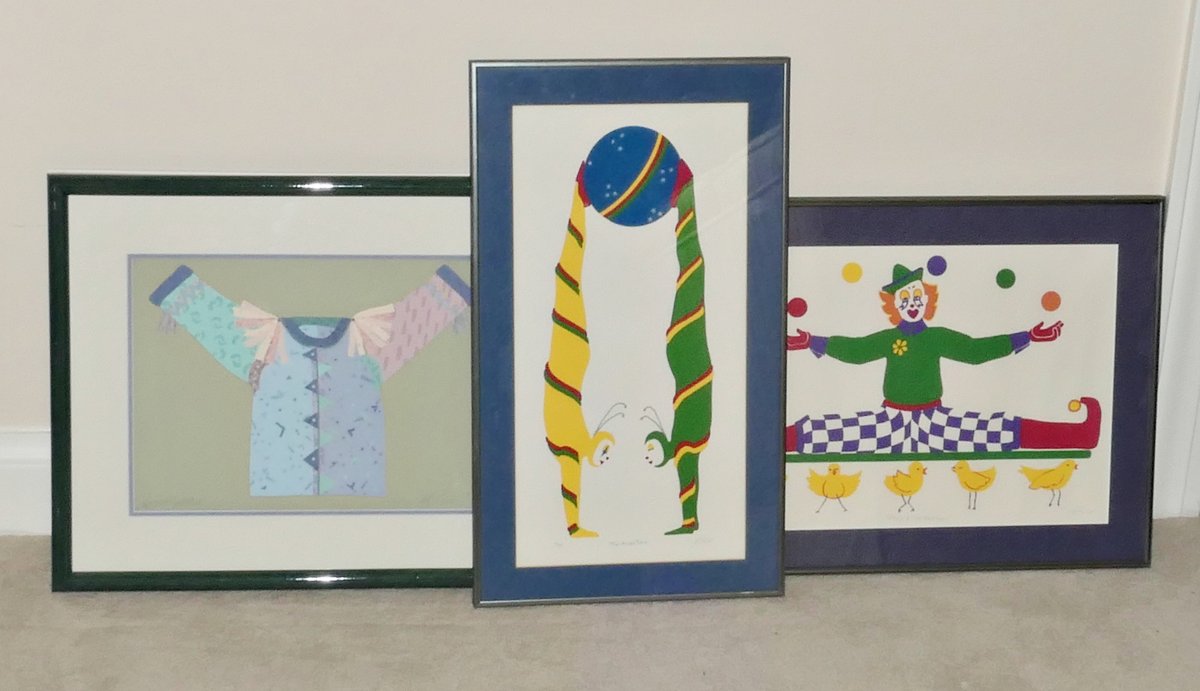 Three Clown Artworks