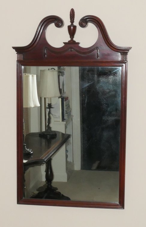 Wooden Wall Hanging Mirror