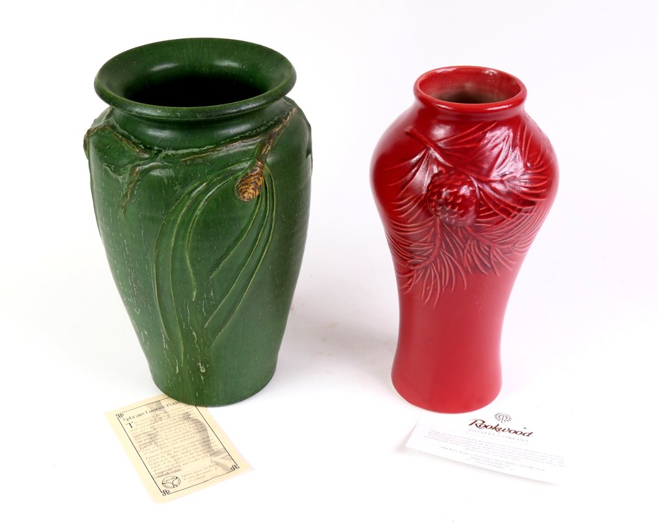 Ephraim Faience and Rookwood Pieces